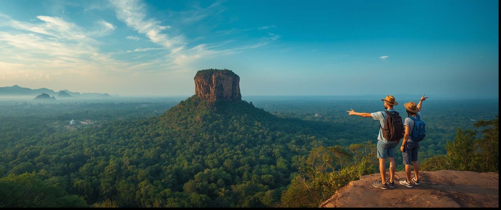 Scenic Sri Lankan landscape